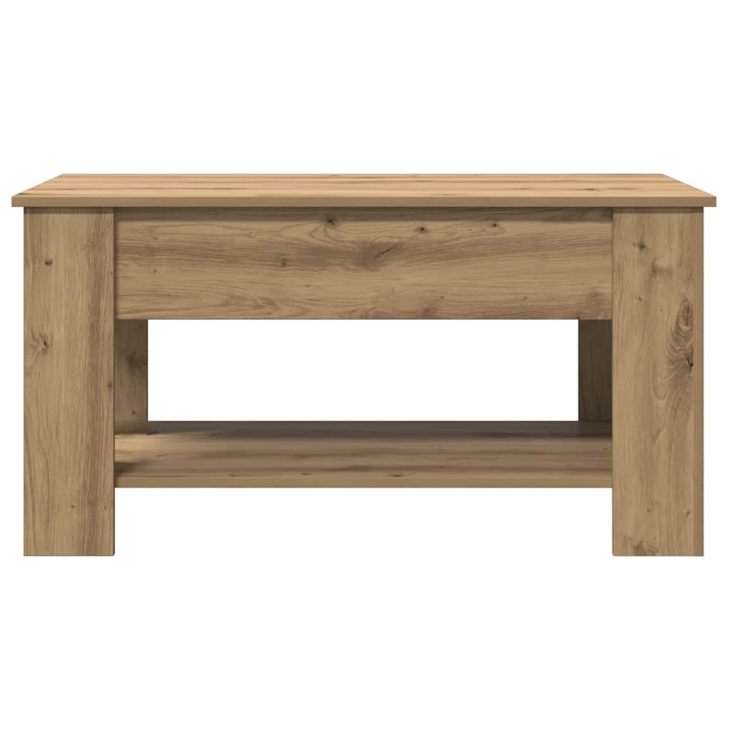 Coffee Table Artisan Oak 101x49x52 cm Engineered Wood