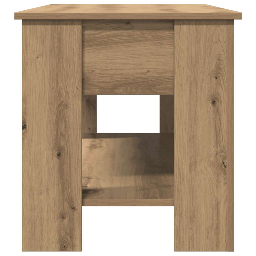 Coffee Table Artisan Oak 101x49x52 cm Engineered Wood