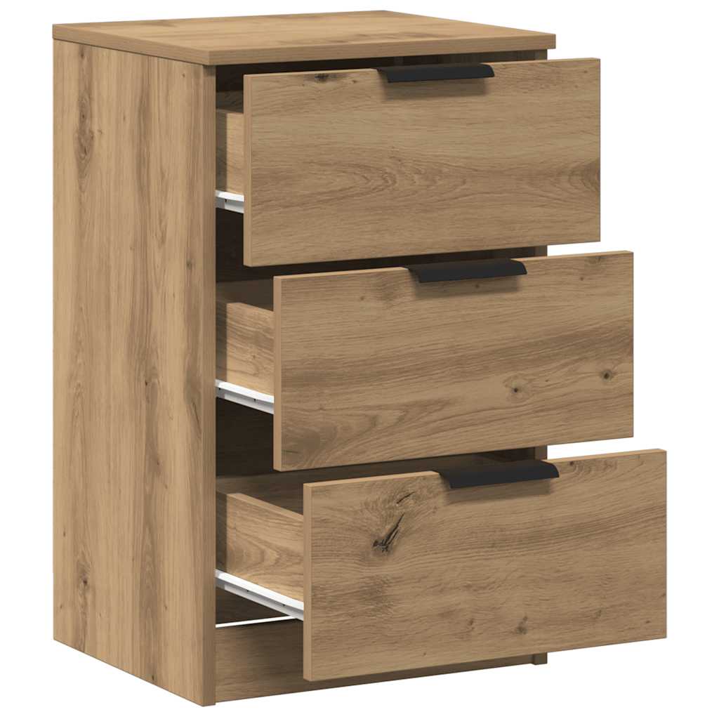 Bedside Cabinet Artisan Oak 40x36x65 cm Engineered Wood