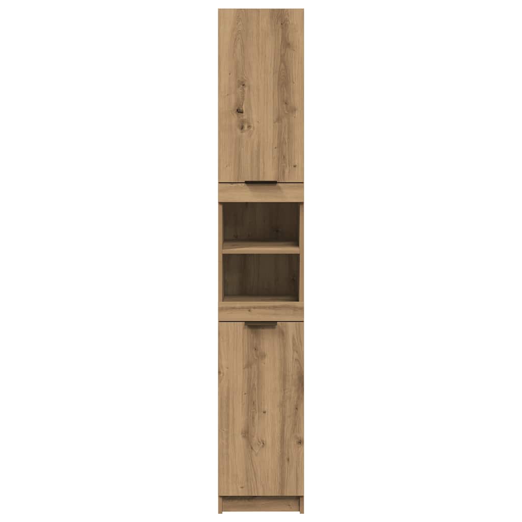 Bathroom Cabinet Artisan Oak 32x34x188,5 cm Engineered Wood