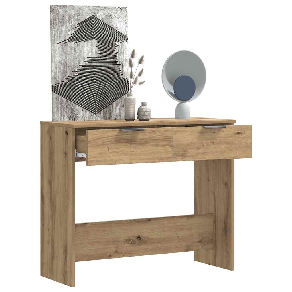 Console Table Artisan Oak 90x36x75 cm Engineered Wood