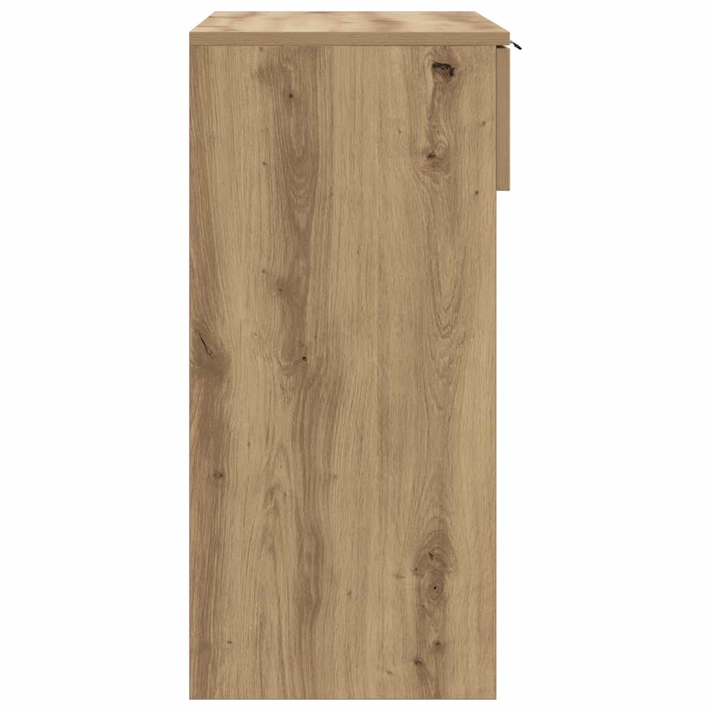 Console Table Artisan Oak 90x36x75 cm Engineered Wood