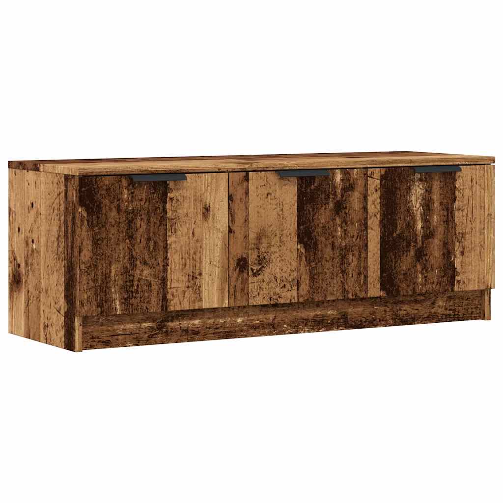 TV Cabinet Old Wood 102x35x36,5 cm Engineered Wood
