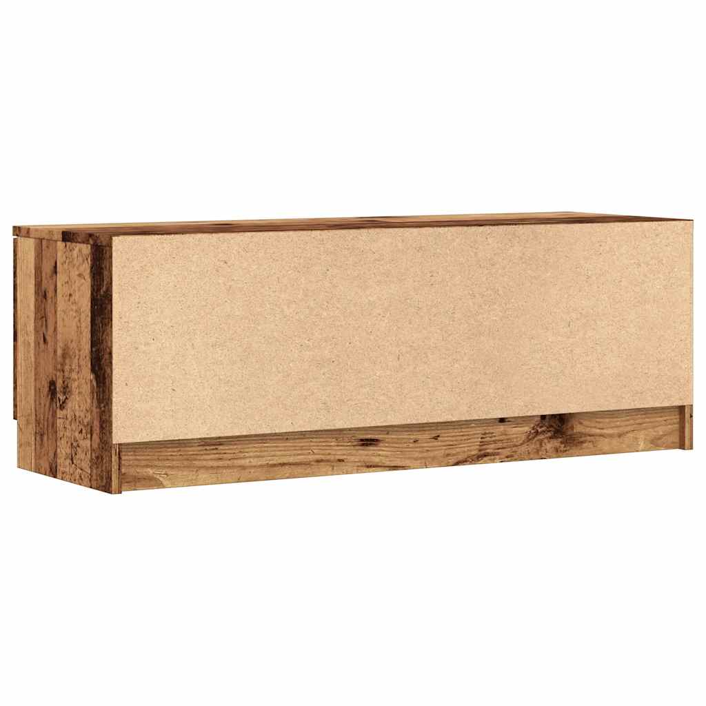 TV Cabinet Old Wood 102x35x36,5 cm Engineered Wood