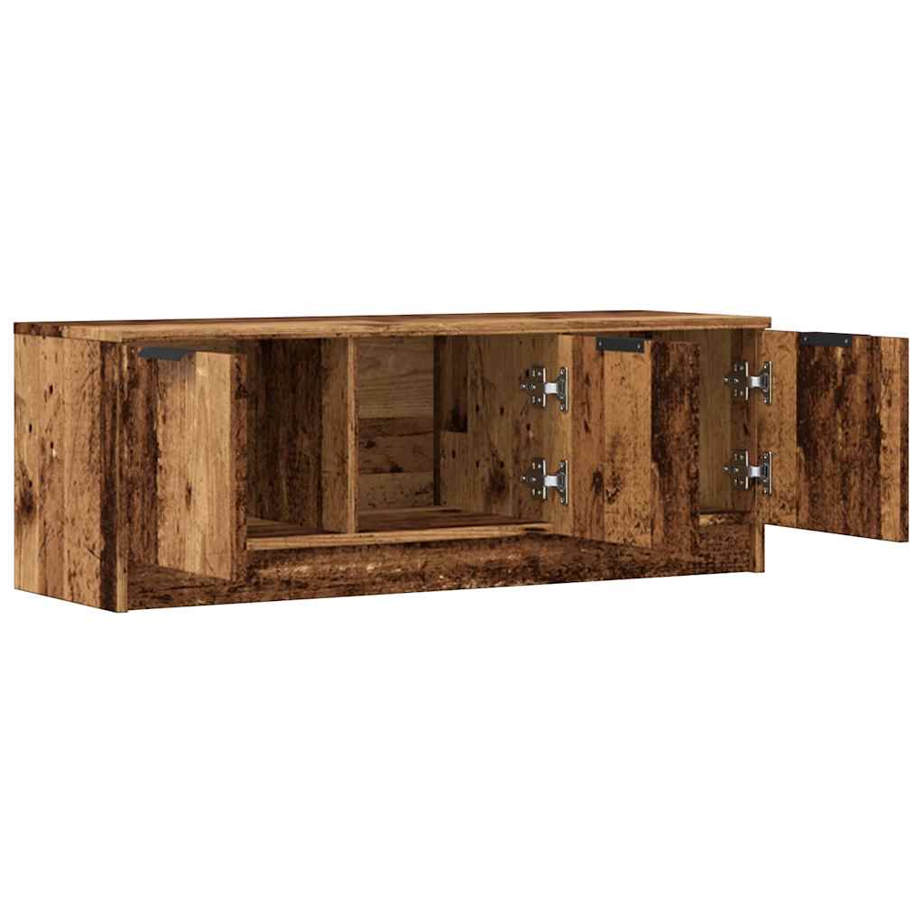 TV Cabinet Old Wood 102x35x36,5 cm Engineered Wood