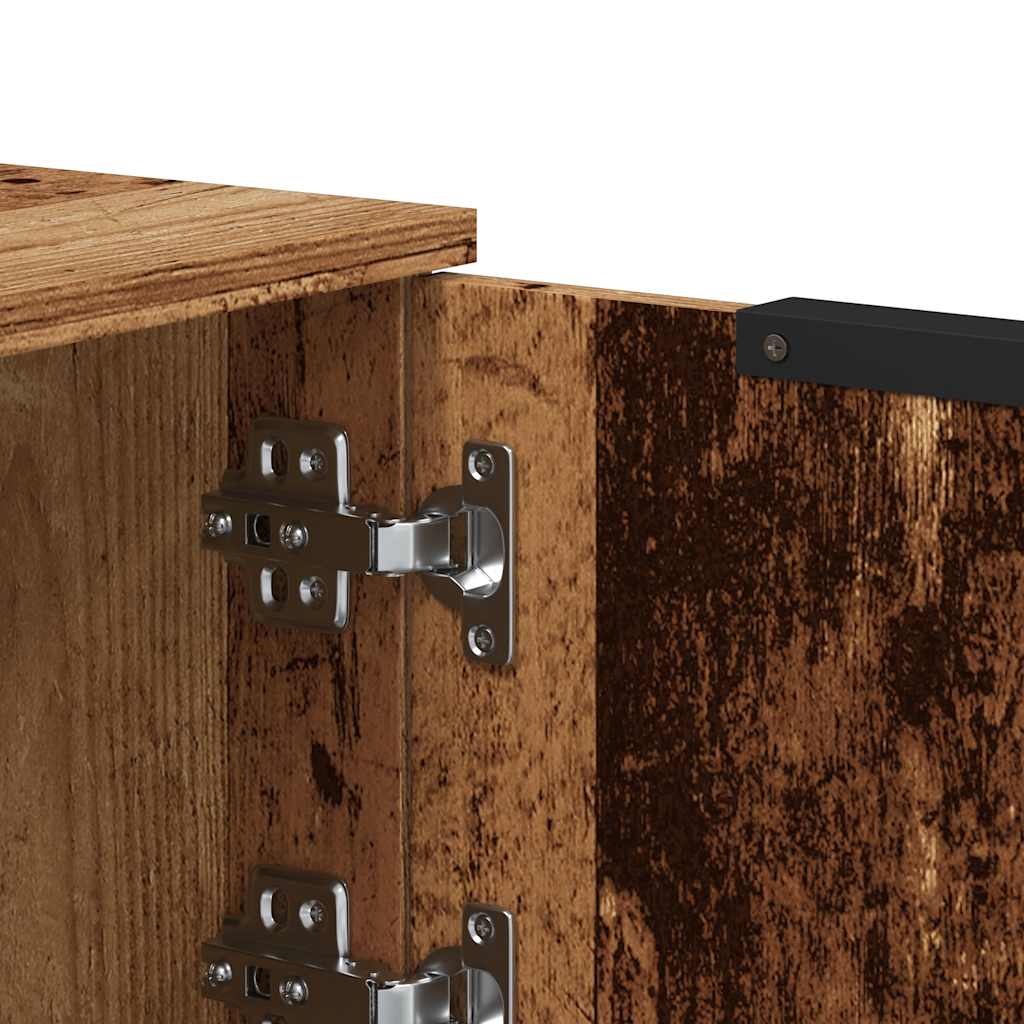 TV Cabinet Old Wood 102x35x36,5 cm Engineered Wood