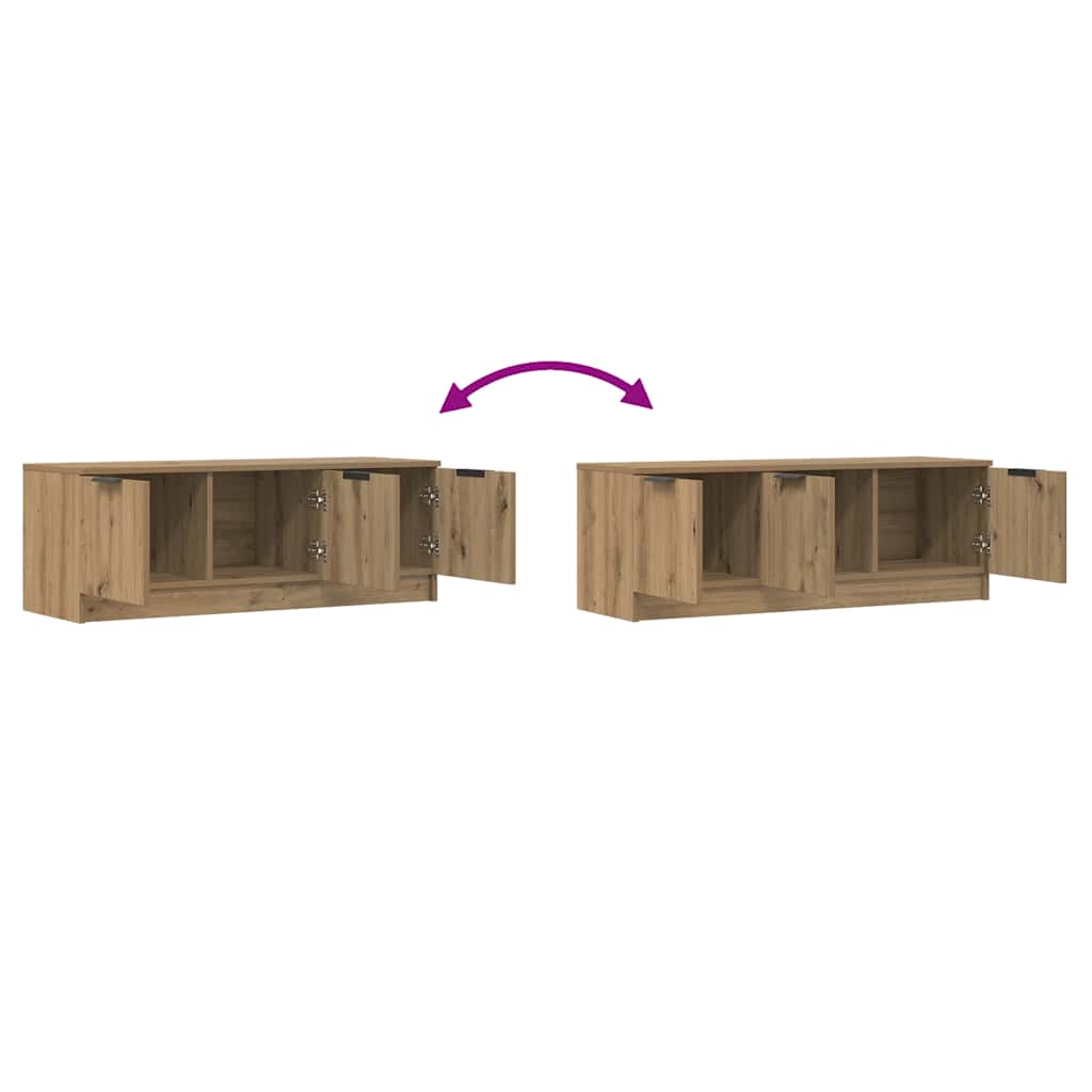 TV Cabinet Artisan Oak 102x35x36,5 cm Engineered Wood