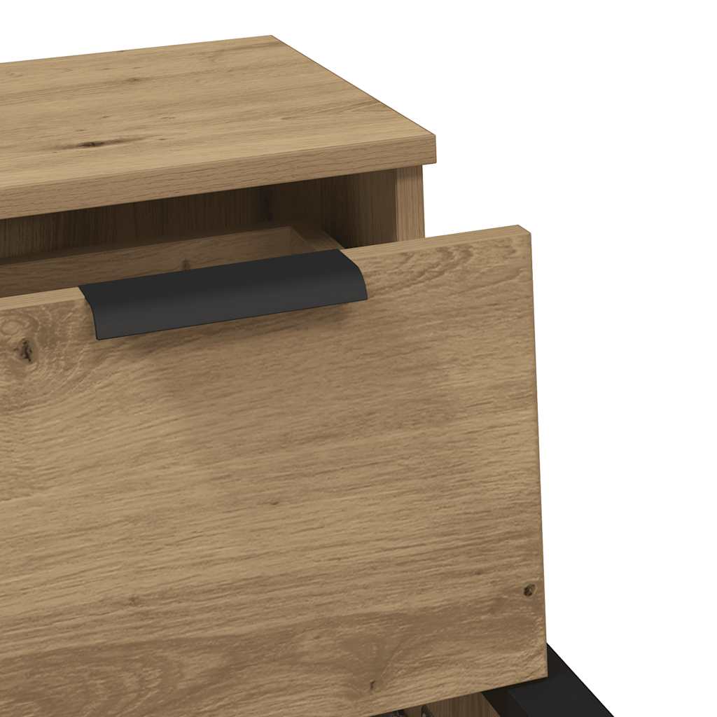 Sideboard Artisan Oak 30x30x70 cm Engineered Wood