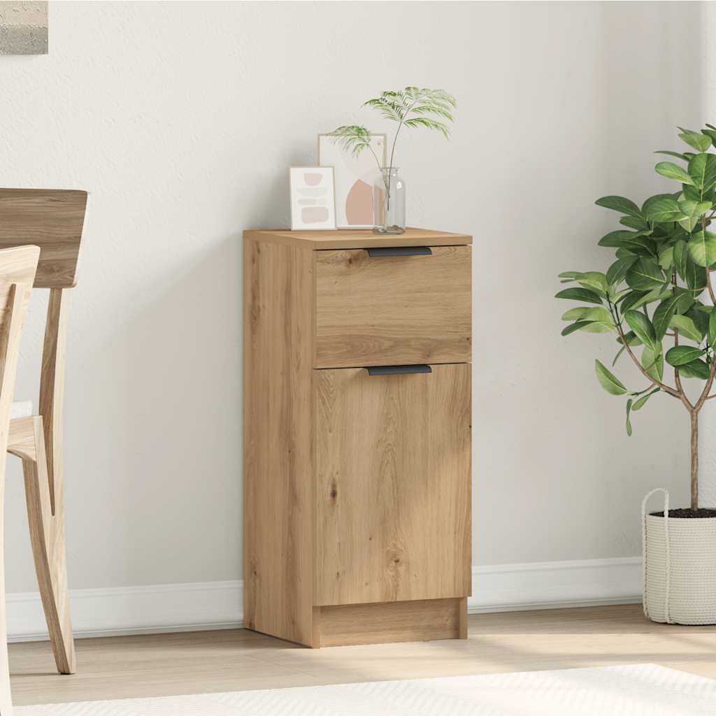 Sideboard Artisan Oak 30x30x70 cm Engineered Wood