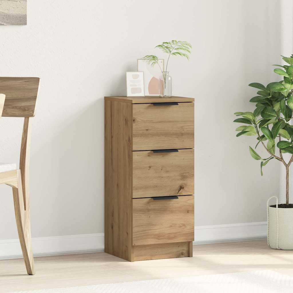 Sideboard Artisan Oak 30x30x70 cm Engineered Wood