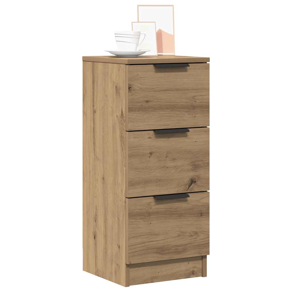 Sideboards 2 pcs Artisan Oak 30x30x70 cm Engineered Wood