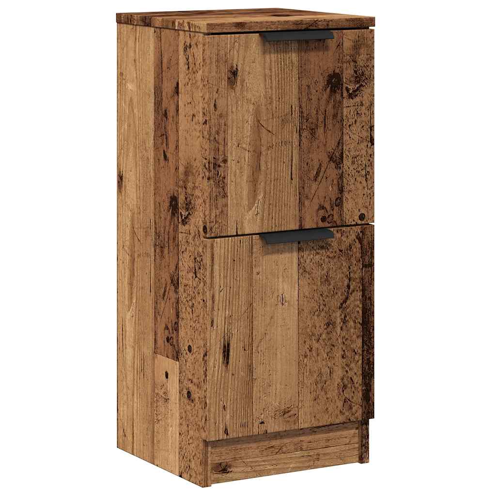 Sideboard Old Wood 30x30x70 cm Engineered Wood