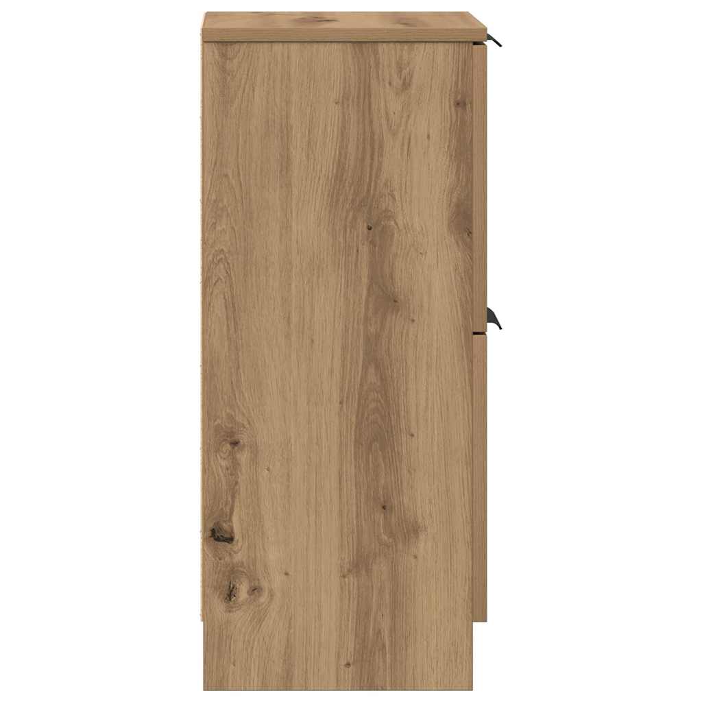Sideboard Artisan Oak 30x30x70 cm Engineered Wood