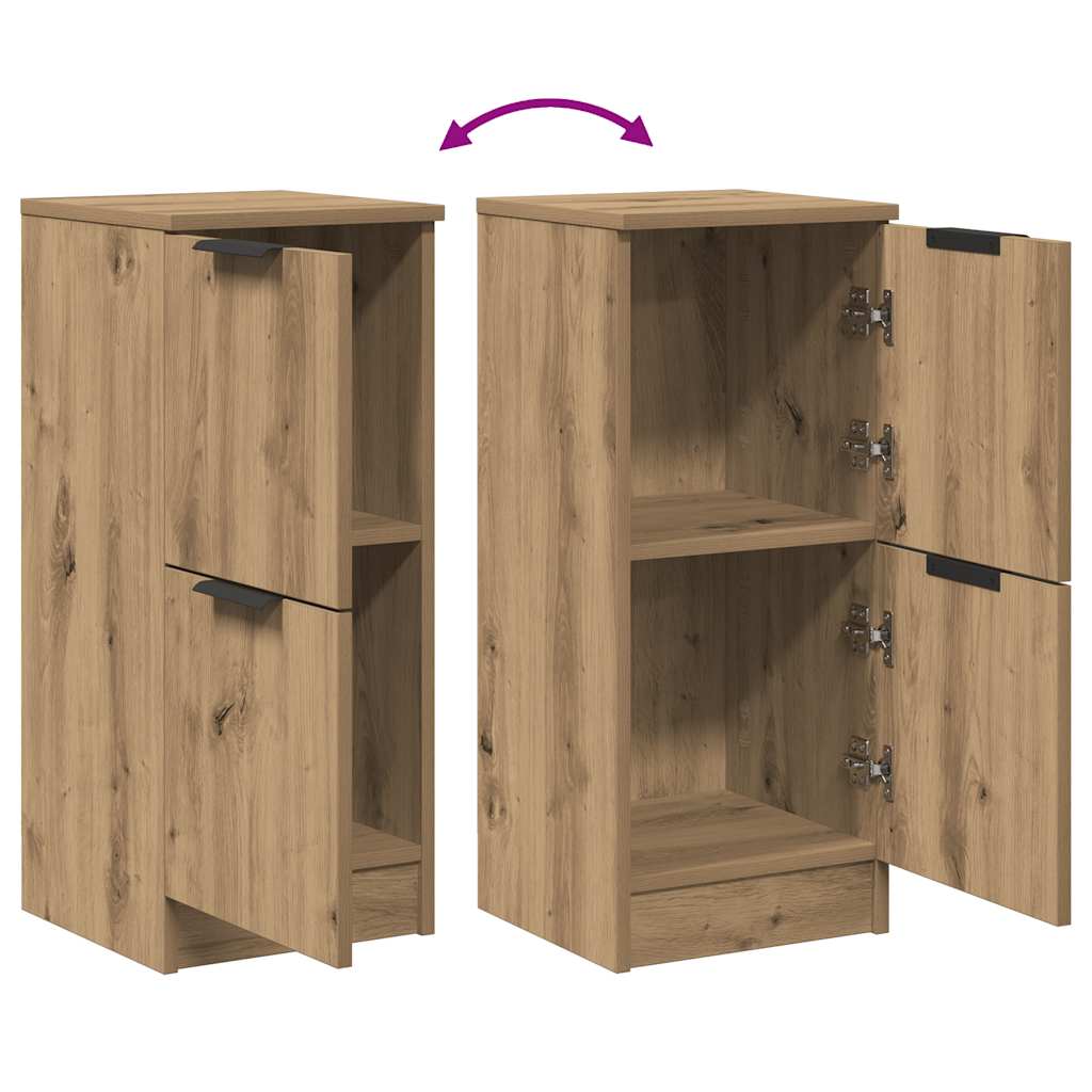 Sideboard Artisan Oak 30x30x70 cm Engineered Wood