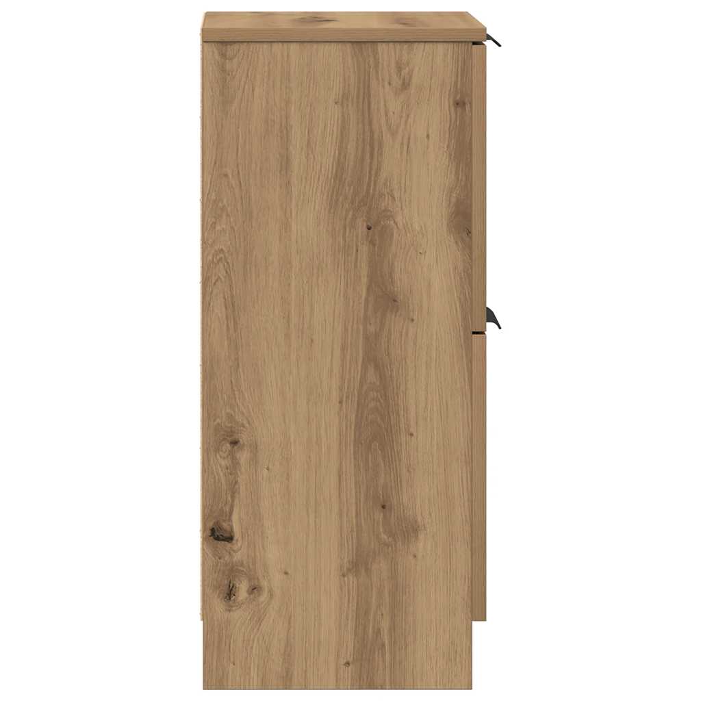 Sideboards 2 pcs Artisan Oak 30x30x70 cm Engineered Wood