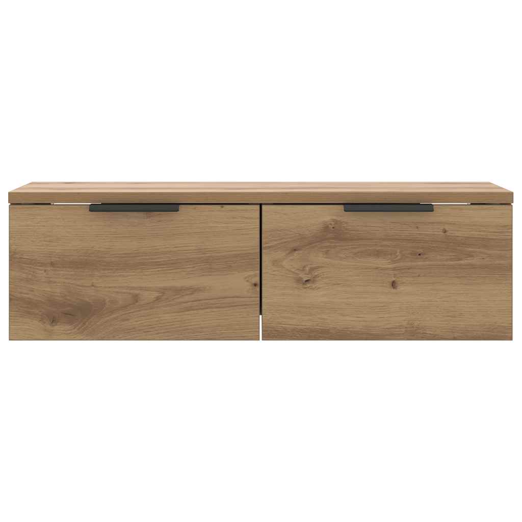 Wall Cabinet Artisan Oak 68x30x20 cm Engineered Wood
