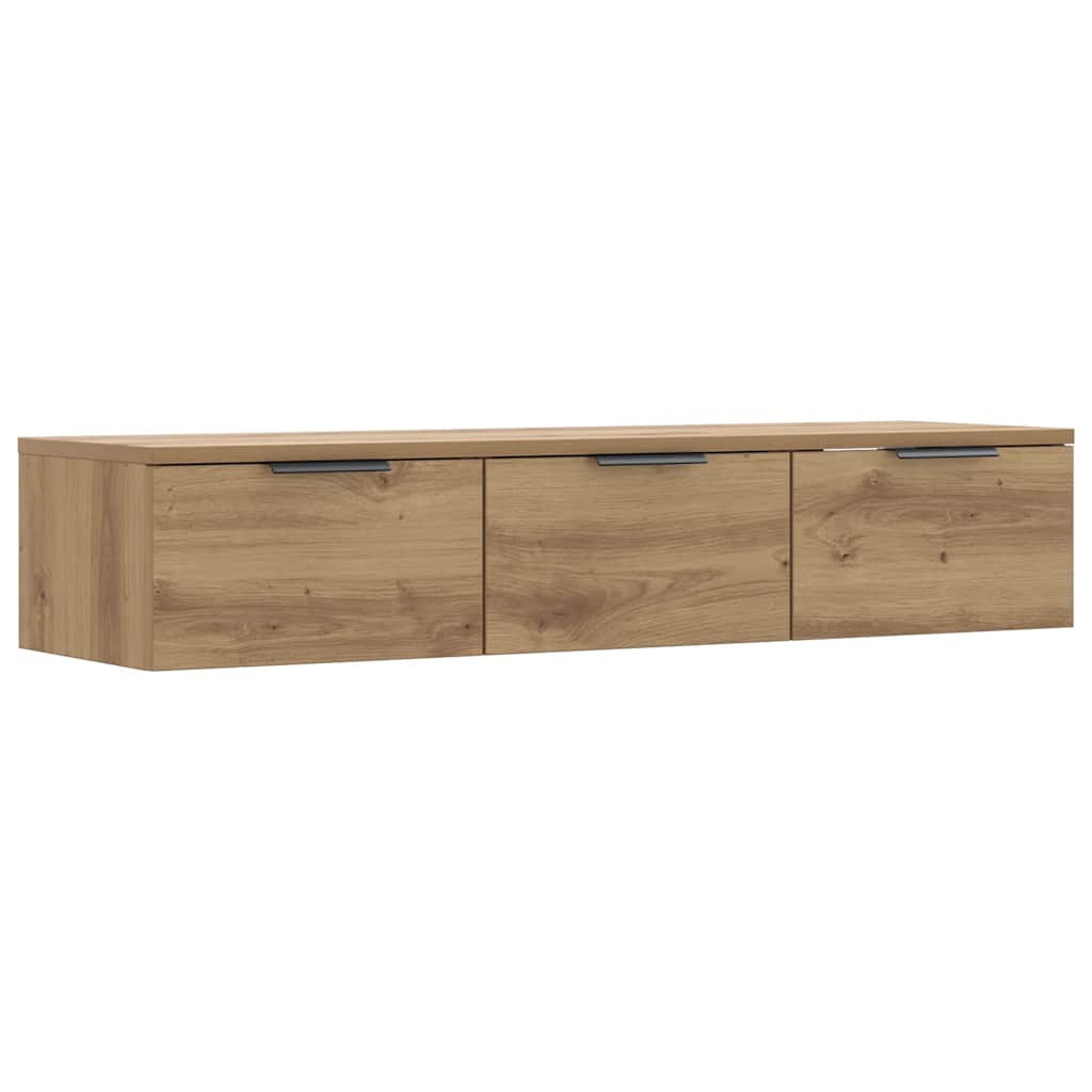 Wall Cabinet Artisan Oak 102x30x20 cm Engineered Wood