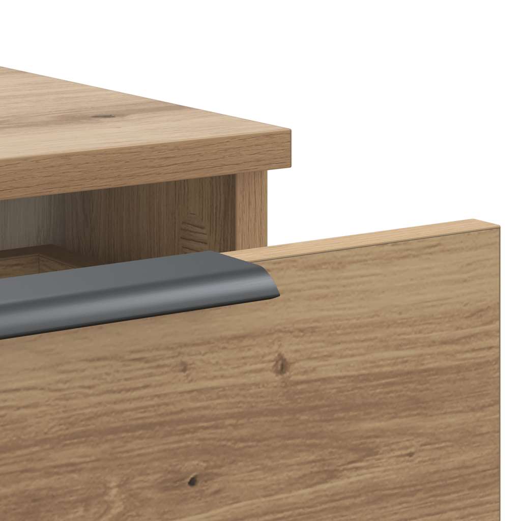 Wall Cabinet Artisan Oak 102x30x20 cm Engineered Wood