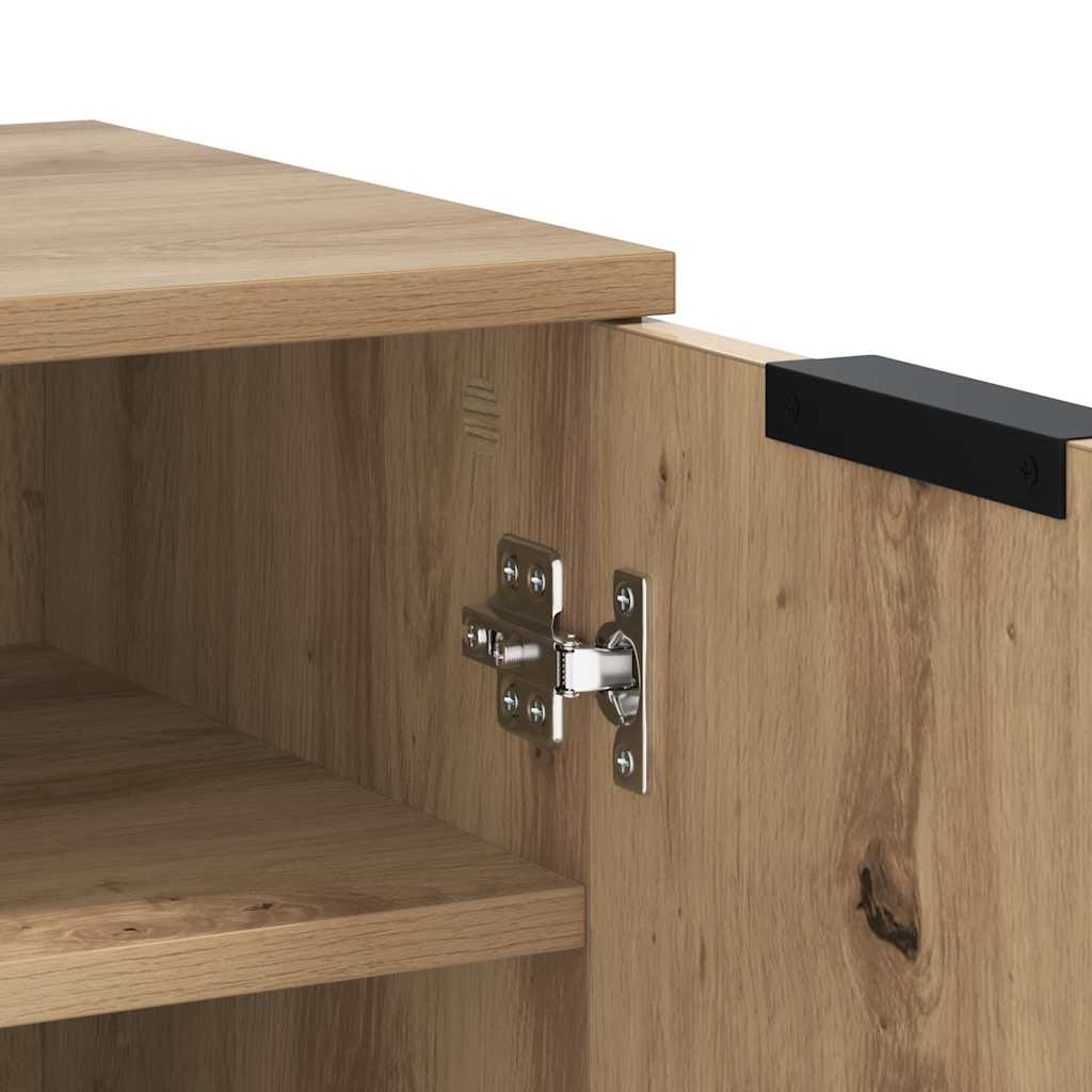Shoe Cabinet Artisan Oak 29,5x35x70 cm Engineered Wood