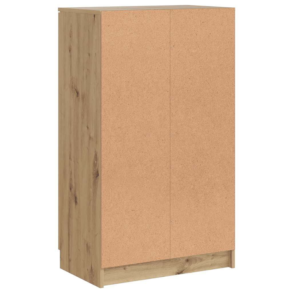 Shoe Cabinet Artisian Oak 59x35x100,5 cm Engineered Wood
