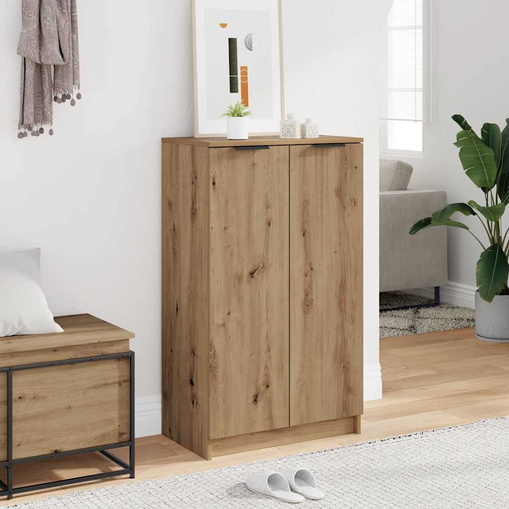 Shoe Cabinet Artisian Oak 59x35x100,5 cm Engineered Wood