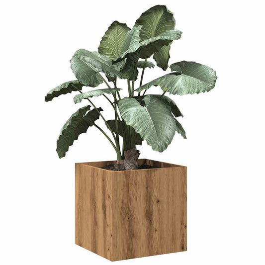 vidaXL Planter Box Artisan Oak 40x40x40 cm Engineered Wood