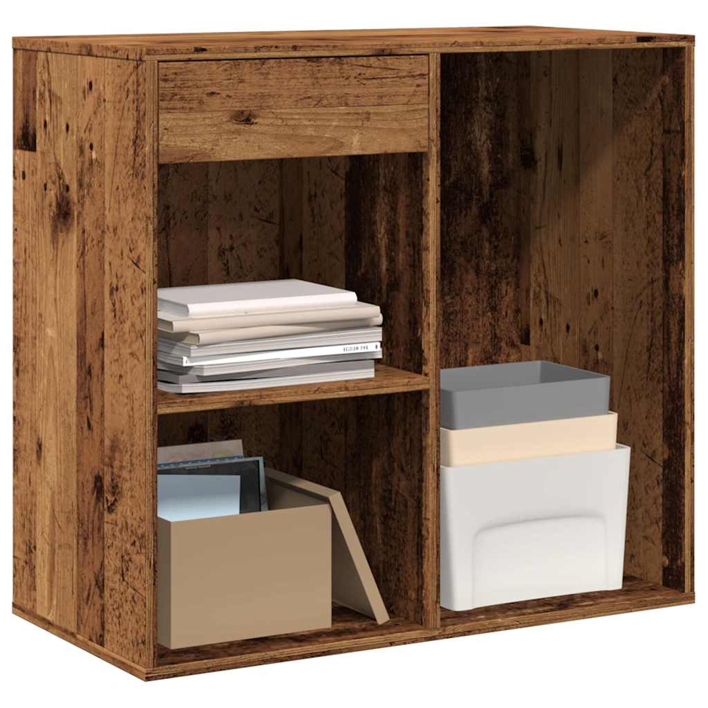 Cosmetic Cabinet Old Wood 80x40x75 cm Engineered Wood
