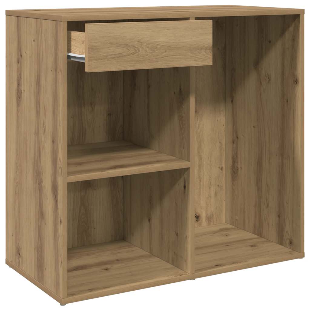 Cosmetic Cabinet Artisan Oak 80x40x75 cm Engineered Wood