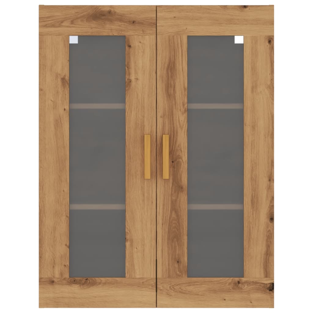 vidaXL Hanging Wall Cabinet Artisian Oak 69.5x34x90 cm