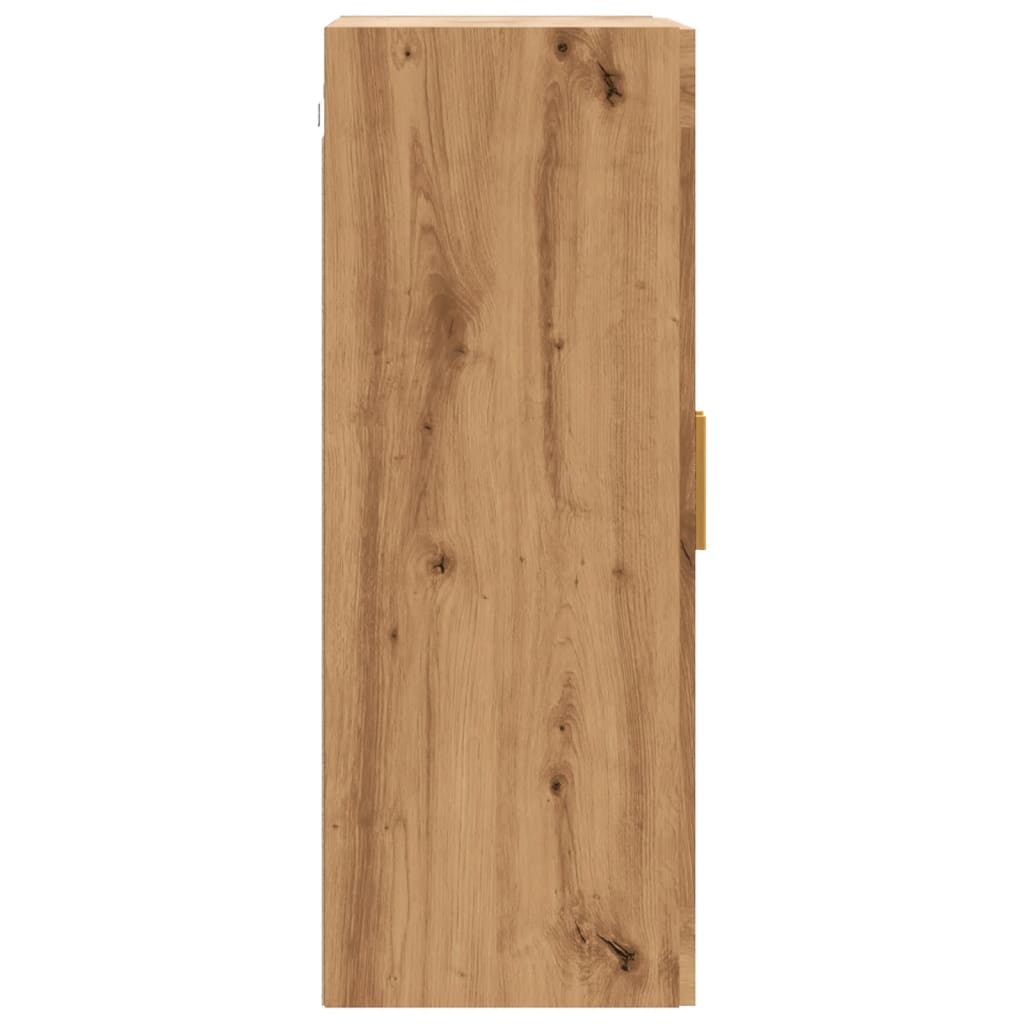 vidaXL Hanging Wall Cabinet Artisian Oak 69.5x34x90 cm