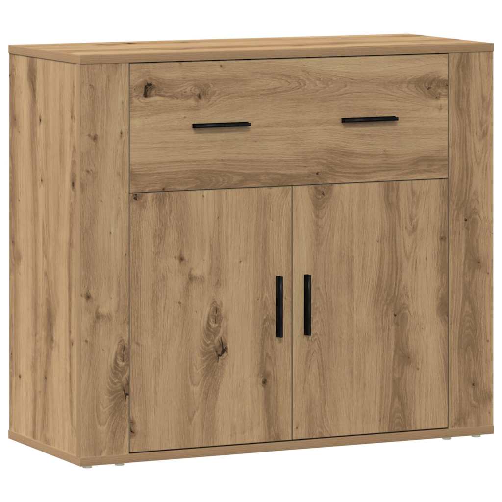 Sideboard Artisian Oak 80x33x70 cm Engineered Wood