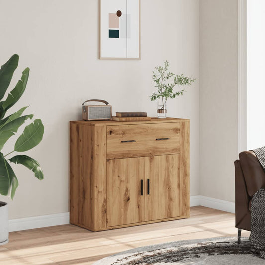 vidaXL Sideboard Artisian Oak 80x33x70 cm Engineered Wood