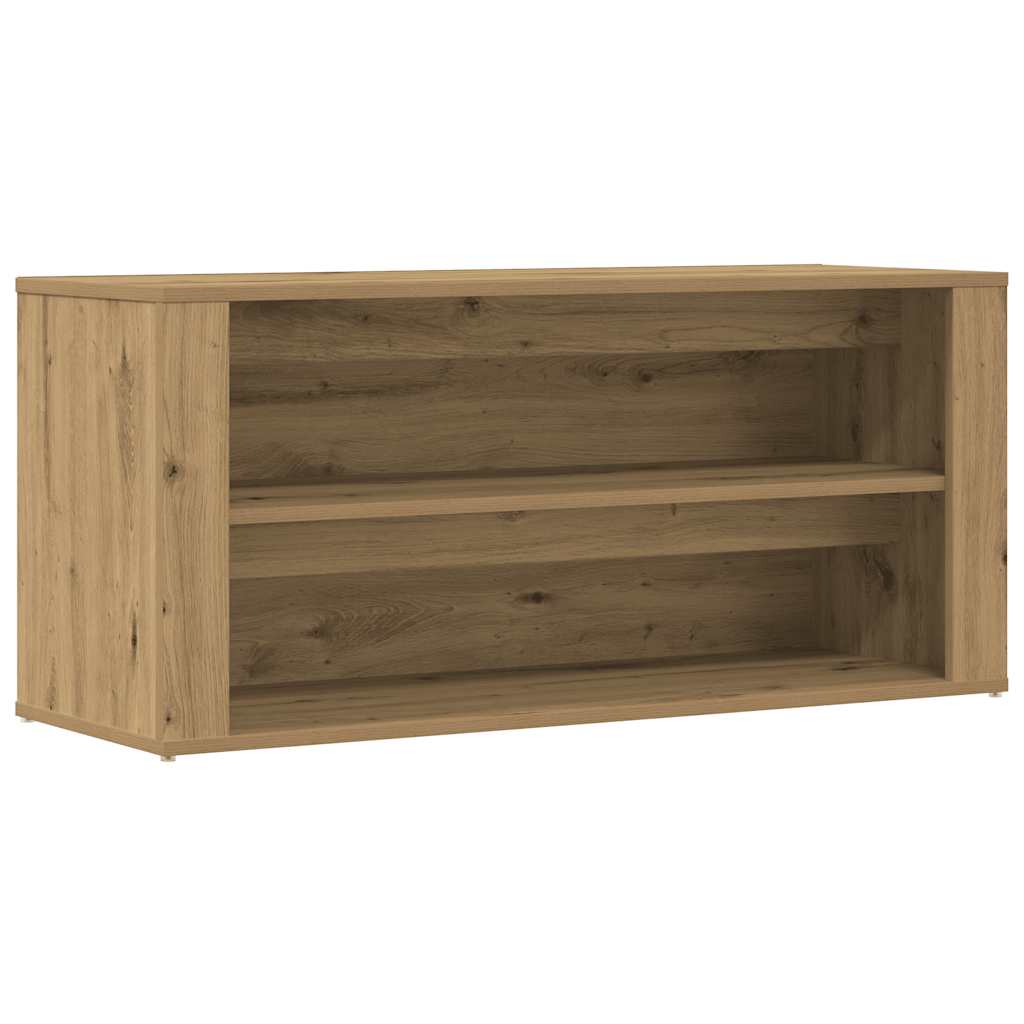 Shoe Bench Artisan Oak 100x35x45 cm Engineered Wood