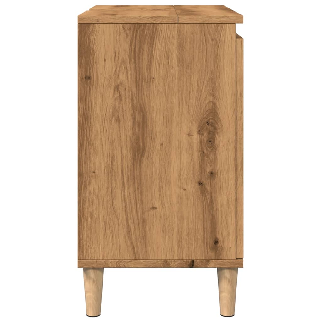 vidaXL Sink Cabinet Artisan Oak 58x33x60 cm Engineered Wood