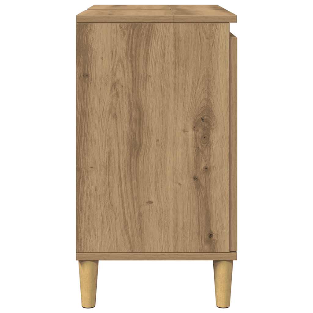 Sink Cabinet Artisan Oak 58x33x60 cm Engineered Wood