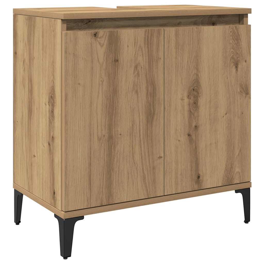 Sink Cabinet Artisan Oak 58x33x60 cm Engineered Wood
