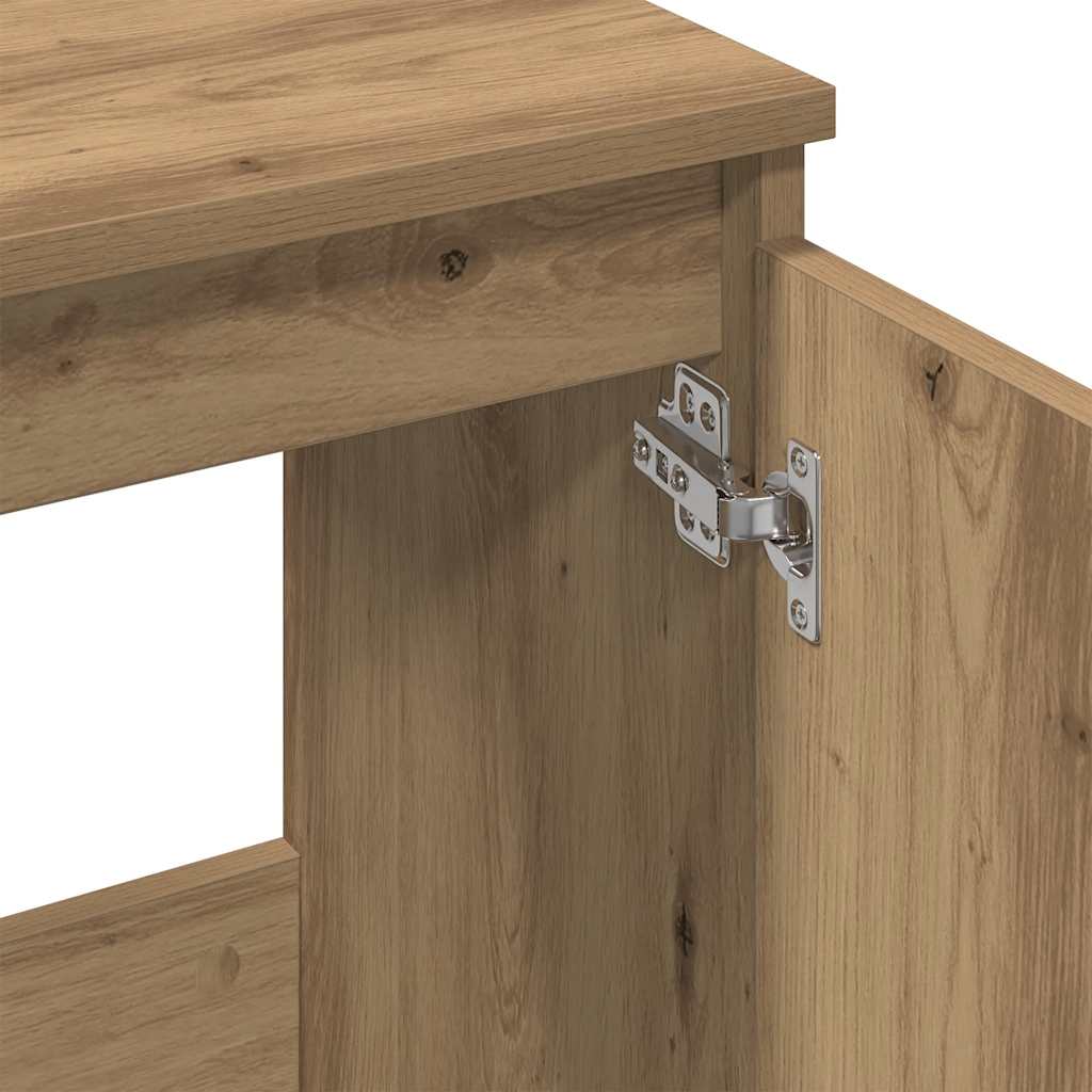 Sink Cabinet Artisan Oak 58x33x60 cm Engineered Wood