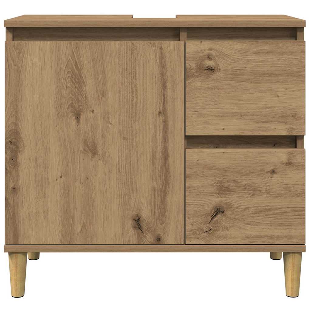 Sink Cabinet Artisan Oak 65x33x60 cm Engineered Wood