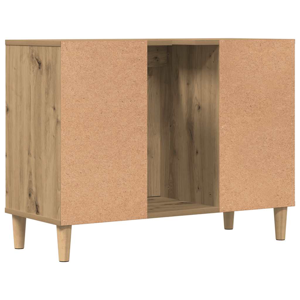 Sink Cabinet Artisan Oak 80x33x60 cm Engineered Wood