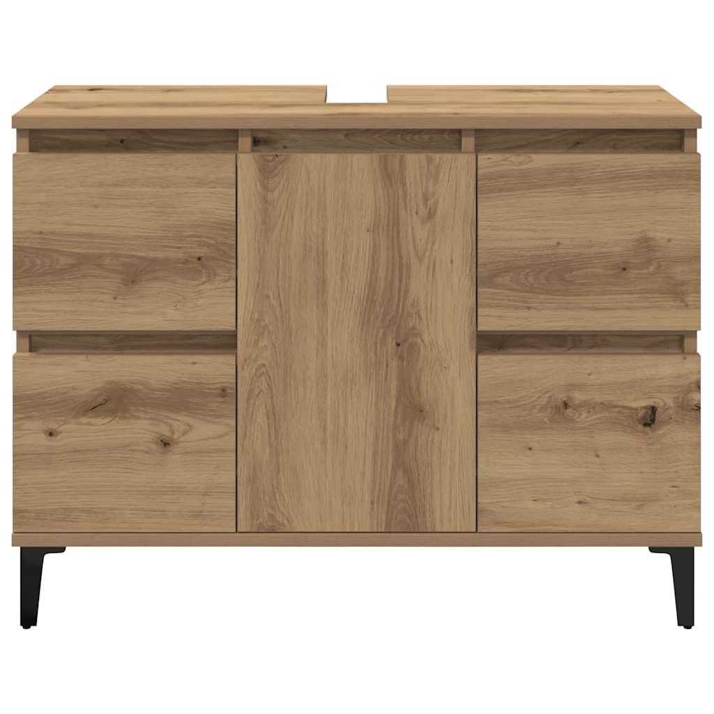 Sink Cabinet Artisan Oak 80x33x60 cm Engineered Wood