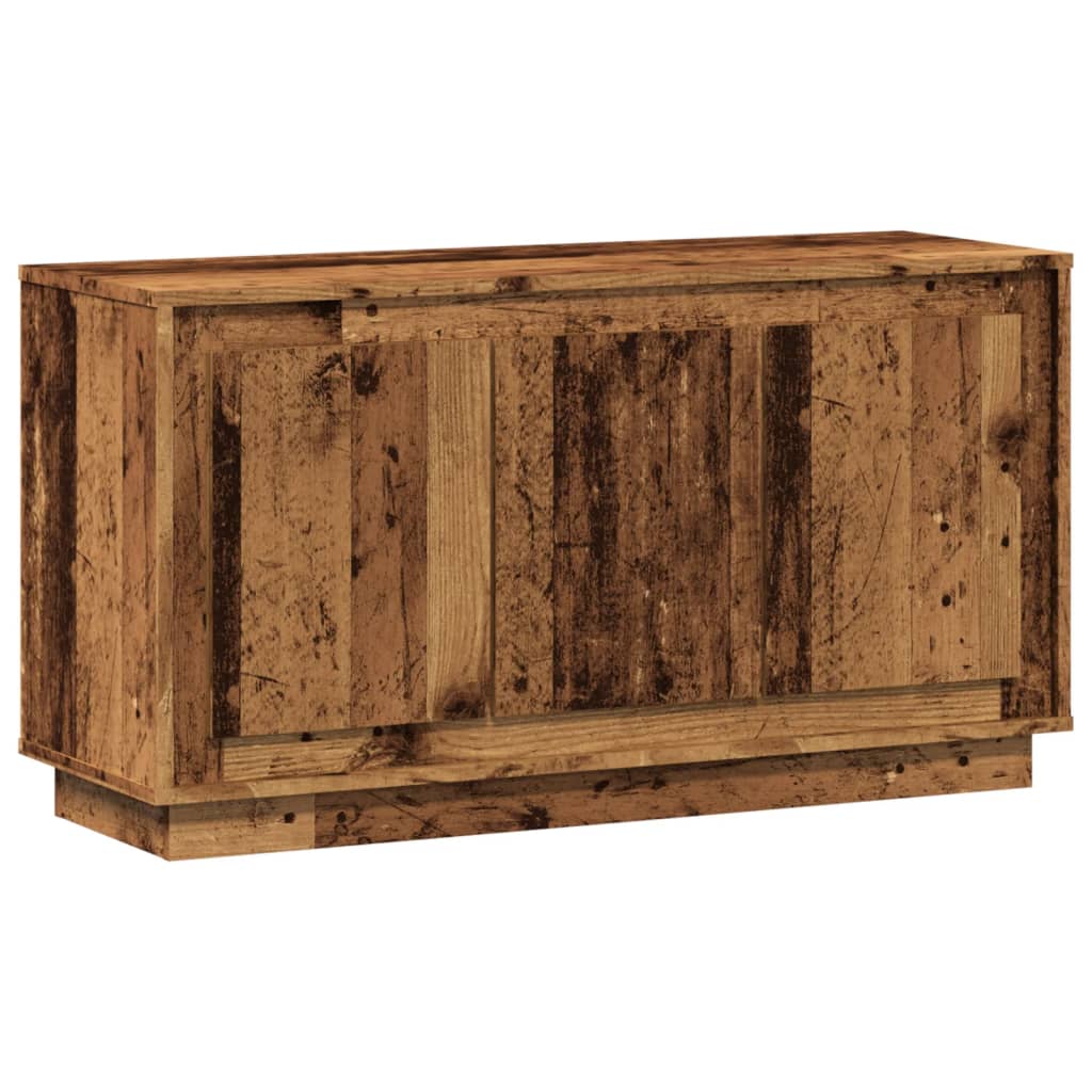 Sideboard Old Wood 102x35x55 cm Engineered Wood