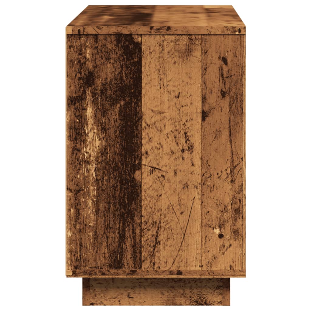 Sideboard Old Wood 102x35x55 cm Engineered Wood