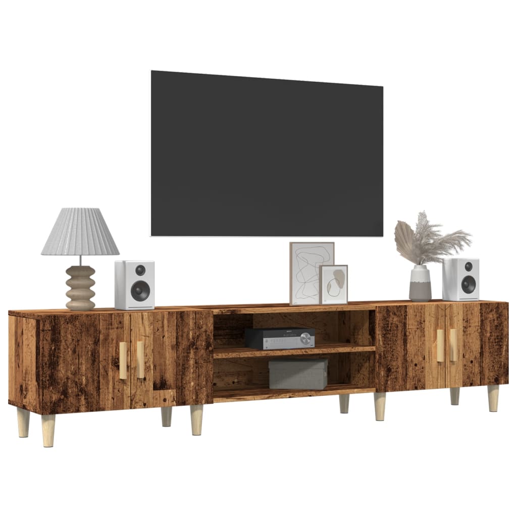 TV Cabinet Old Wood 180x31,5x40 cm Engineered Wood