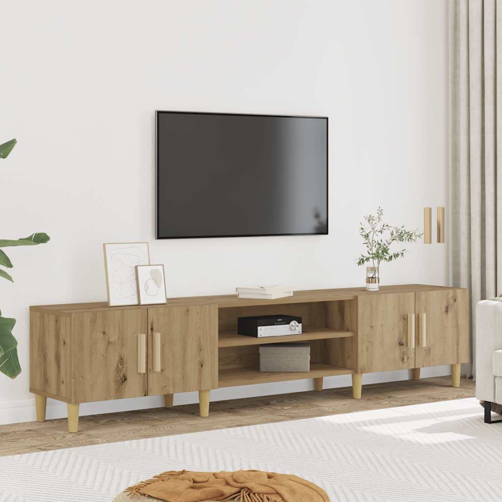 TV Cabinet Artisan Oak 180x31.5x40 cm Engineered Wood