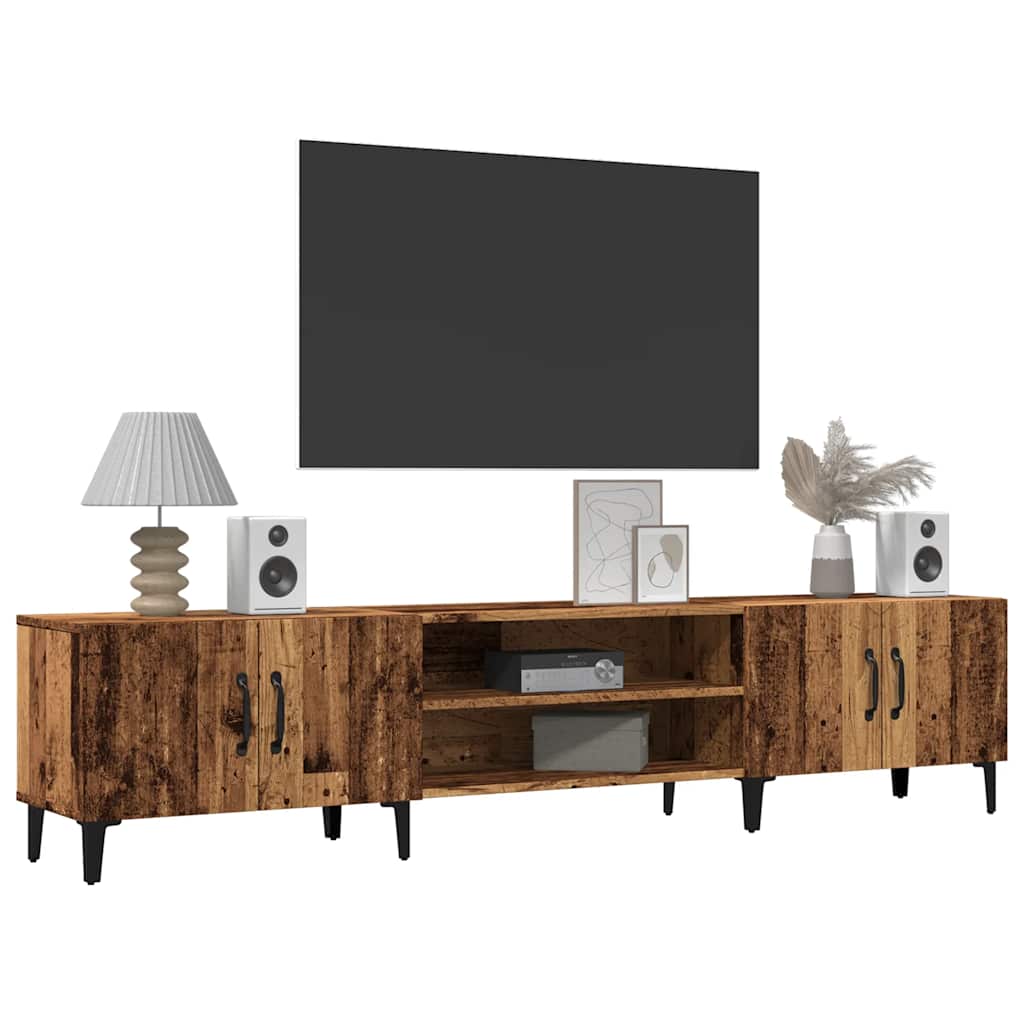 TV Cabinet Old Wood 180x31,5x40 cm Engineered Wood
