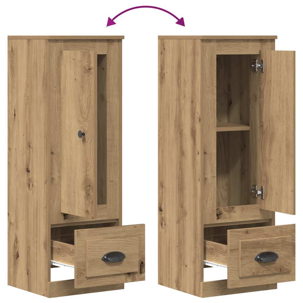 Highboard Artisian Oak 36x35,5x103,5 cm Engineered Wood