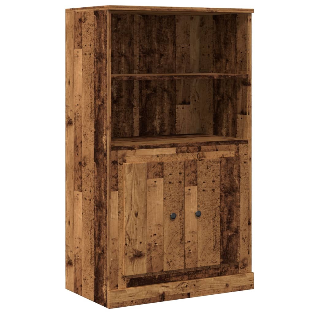 Highboard Old Wood 60x35.5x103.5 cm Engineered Wood