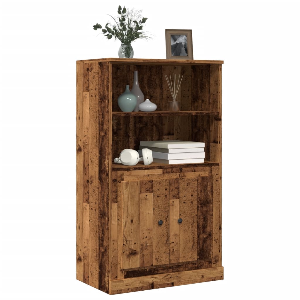 Highboard Old Wood 60x35.5x103.5 cm Engineered Wood