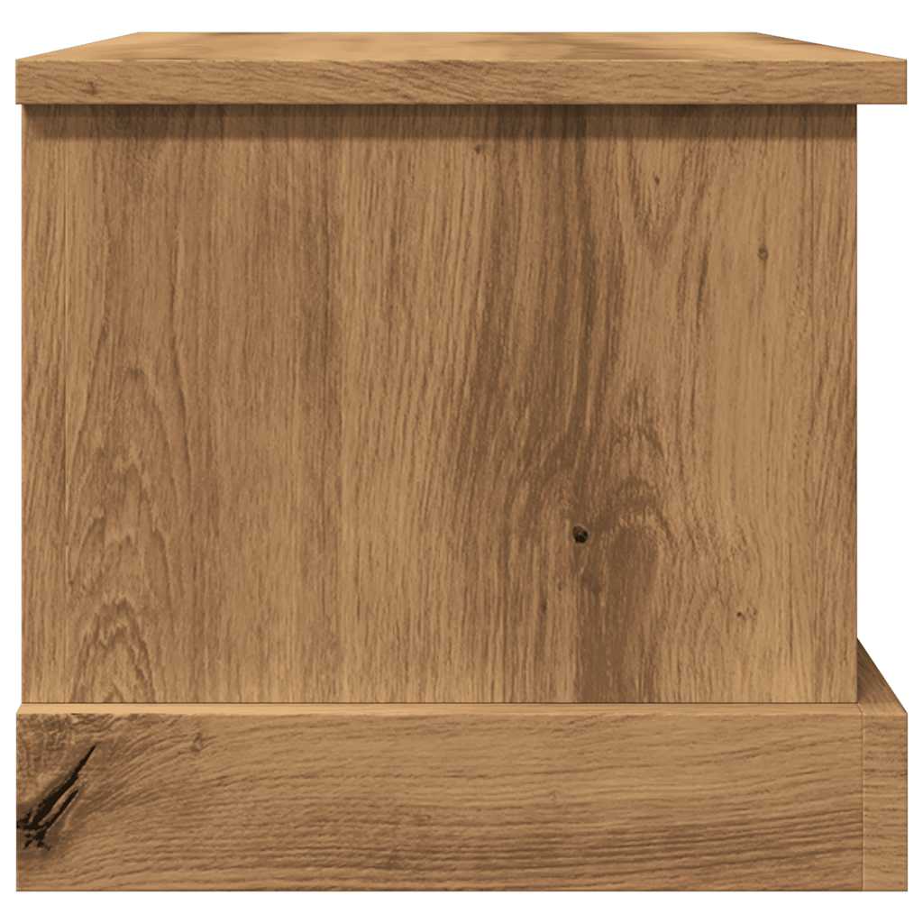 vidaXL Storage Box Artisan Oak 30x50x28 cm Engineered Wood