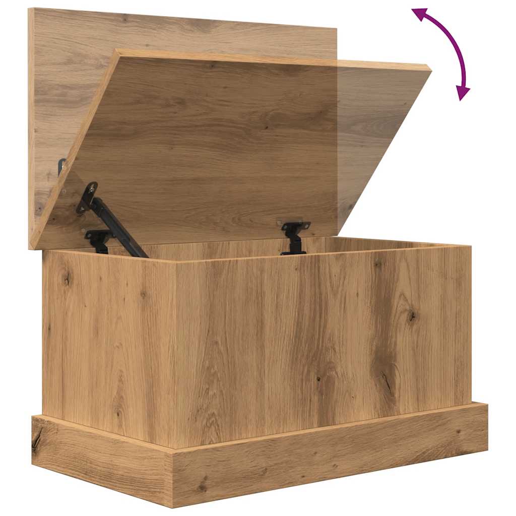 vidaXL Storage Box Artisan Oak 30x50x28 cm Engineered Wood